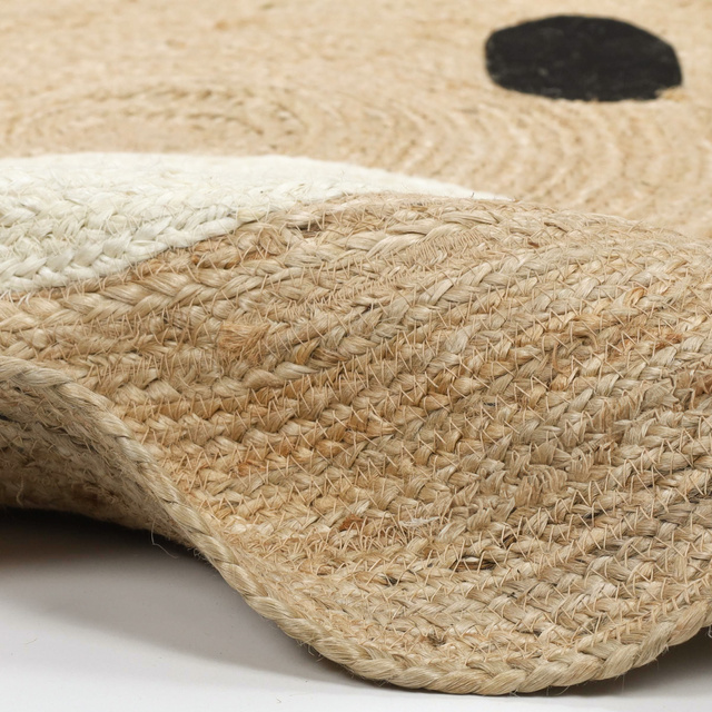 Covoraș pentru camera copiilor NIMI, urs cu urechiușe, Ø 117 cm