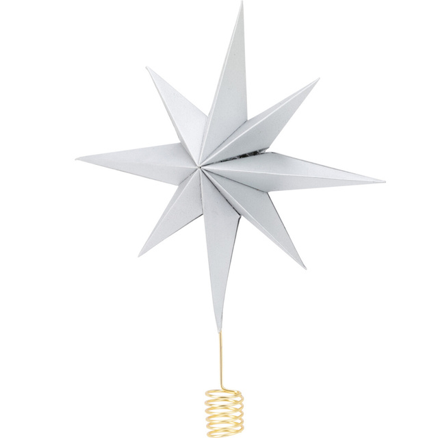 Vârf de brad stea din hârtie, 30 cm