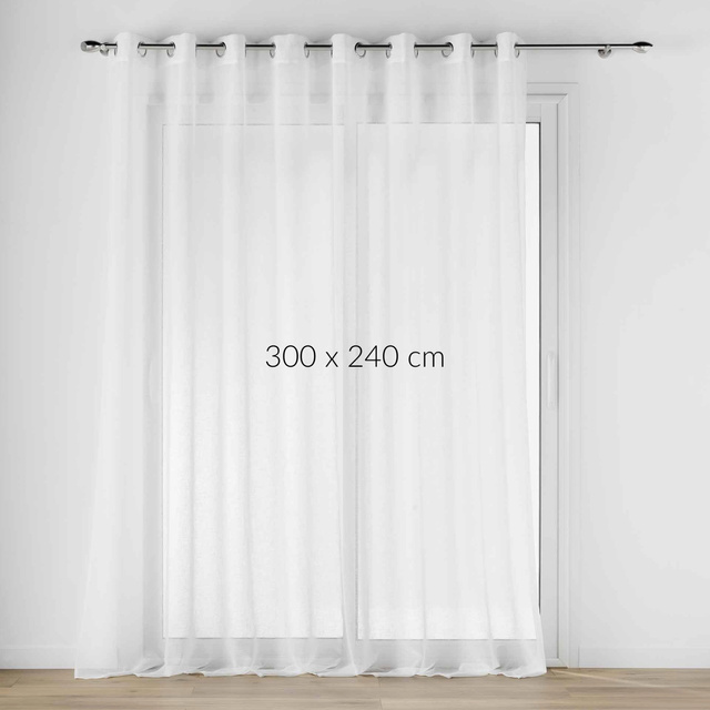 Perdea largă cu inele, CARLIN, 400 x 240 cm