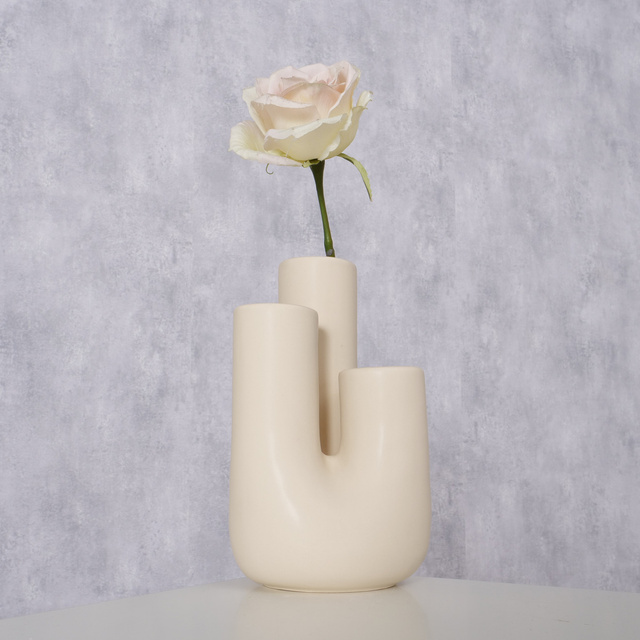 ASTORY vaza cu trei flori, inaltime 30 cm