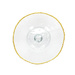 Platou pentru tort cu margine aurie DATURA, 21 cm
