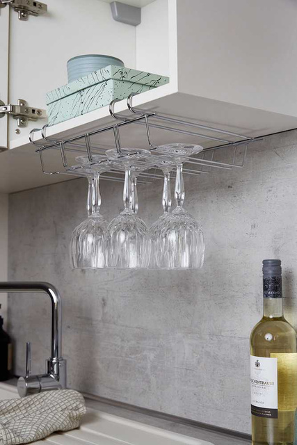 Suport de bucătărie pentru pahare - poate găzdui până la 12 bucăți, WENKO