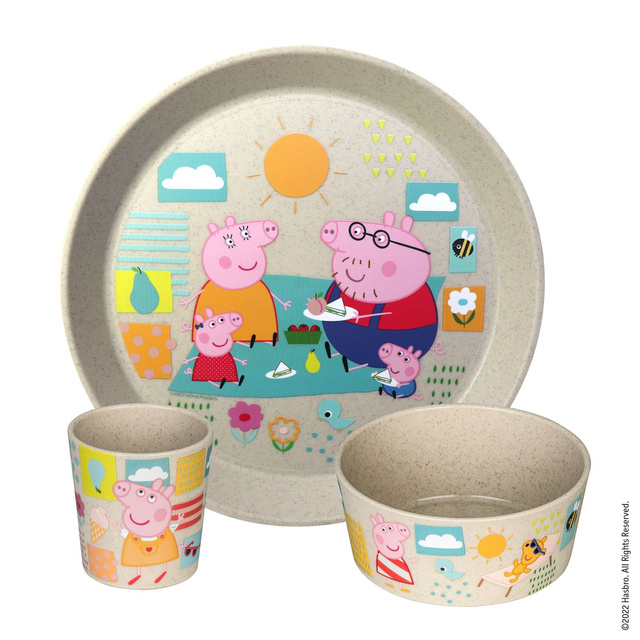 Set cina copii CONNECT PEPPA PIG, bio, CAPRA