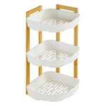 Organizator de colț pentru duș NATUREO, 29 x 22 x 45 cm