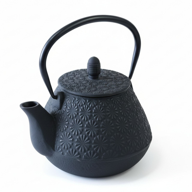 Ceainic din fontă cu infuzor TAKI, 1000 ml, negru