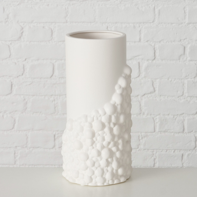 Vaza din lut mat BULE, 30,5 cm