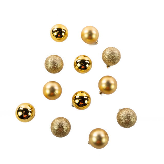 Set globulete pentru brad, 16 bucati, Ø 5 cm