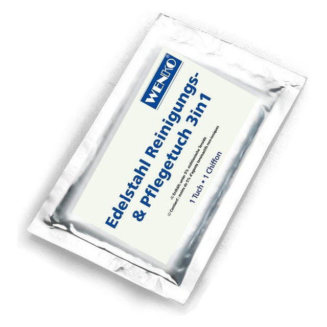 Șervețele pentru curățarea suprafețelor din oțel inoxidabil, 10 bucăți