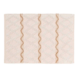 Covor boho bej BELEM, 60 x 90 cm