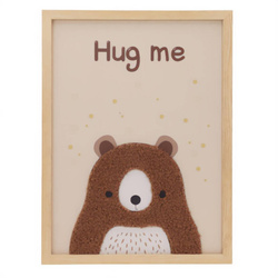 Placă înramată cu un mesaj adorabil pentru camera copilului, 30 x 40 cm