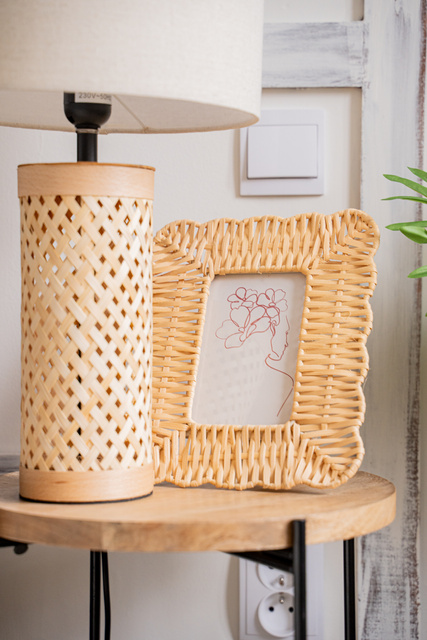 Rama foto Edward, ratan, 21 x 24 cm