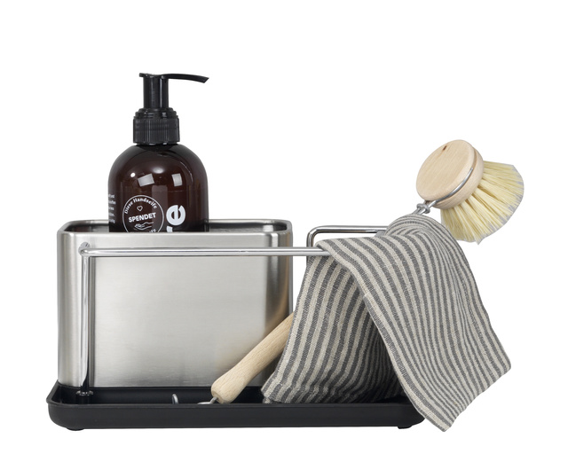 Organizator pentru accesorii de spălat vase ORIO, oțel inoxidabil, WENKO