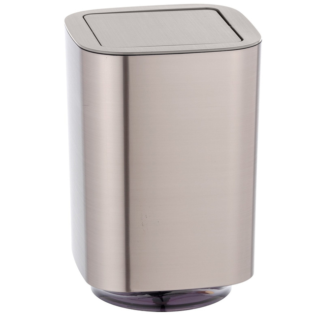 Cos de gunoi cu capac rabatabil AURON, crom, Wenko
