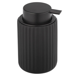 Dispenser sapun lichid BELLUNO, Ceramic, Negru, 300 ml, Wenko