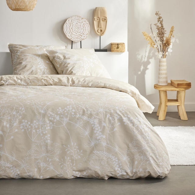 Lenjerie de pat din bumbac, pilota si 2 perne, 220 x 240 cm, PUFF