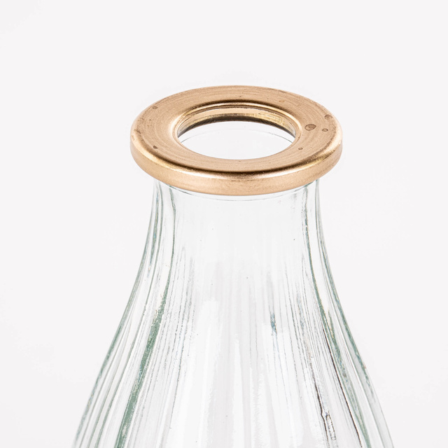 Set 3 vaze din sticla, 14 cm