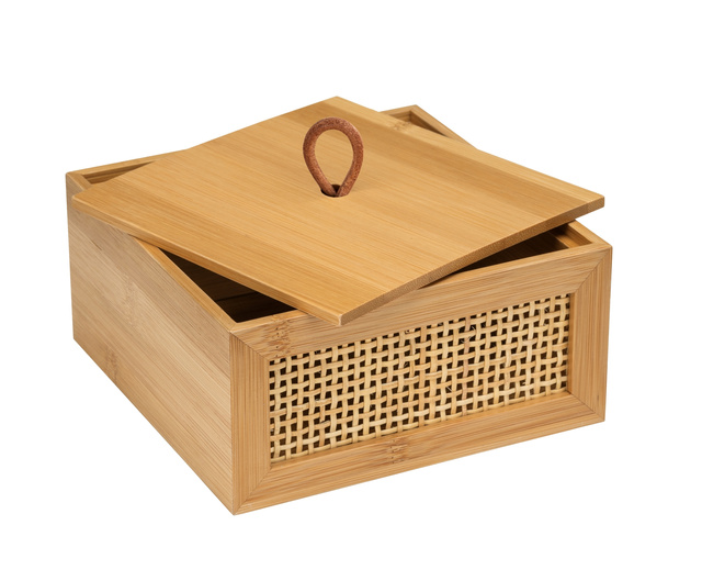 Cutie cosmetice ALLEGRE BAMBOO, 15 x 7 x 15 cm, WENKO