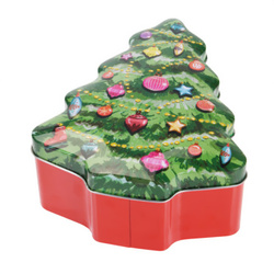 Cutie pentru prăjituri VINTERA motiv sărbătorii, 1,7 l, brad de Crăciun