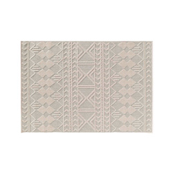 Covor de podea rectangular cu model in relief