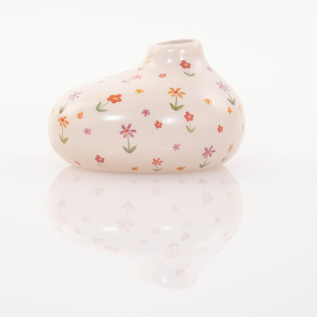 Vaza mica Blumi, model cu flori mici, inaltime 10 cm