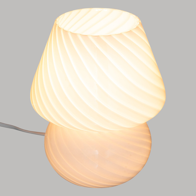 Lampa de masa ciuperca CARA, sticla, Ø 15 cm