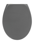 Capacul de toaletă Samos, Easy Close, WENKO, gri închis