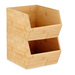Organizator din bambus, 25 x 20,1 x 15,1 cm