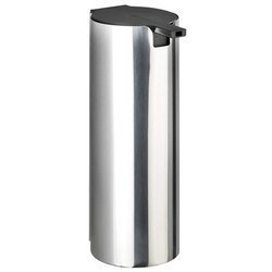 Distribuitor de săpun lichid montat pe perete, recipient elegant din oțel DETROIT cu sistem de asamblare ușoară - WENKO