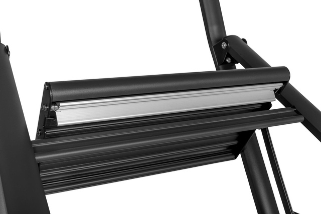 Scara pliabila, 2 trepte, Negru, WENKO