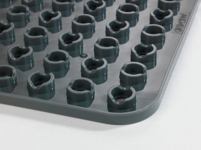 Covor de protecție pentru chiuvetă, gri, 31 x 27,5 cm, Wenko