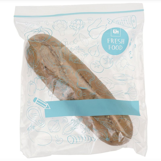 Pungi alimentare cu fermoar, 1 litru, 20 buc