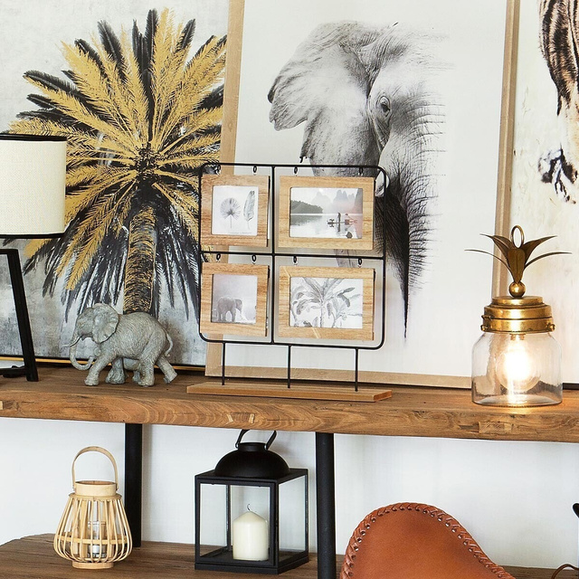 Rama foto cu suport colaj 4 fotografii, 42x36 cm, Atmosphera Créateur d'intérieur