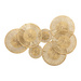 Decoratiune de perete Alexa gold, metal, 99 x 71 cm