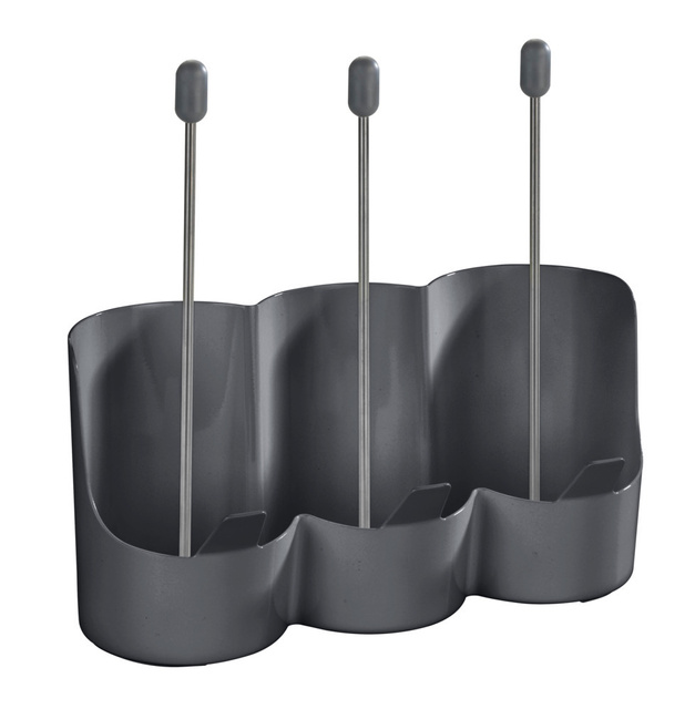 Suport scurgere si uscare sticle FILIA, 29 x 27 x 12,5 cm, Negru, WENKO