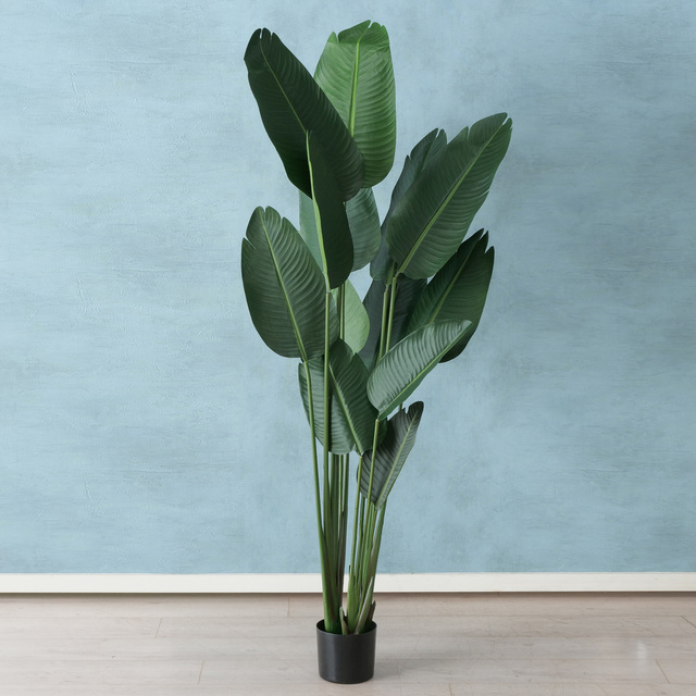 Planta de banane artificiala, inaltime 185 cm