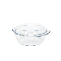 Vas cu capac rezistent la caldura, 1 l