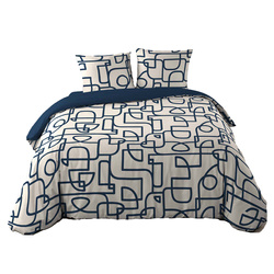 Set lenjerie de pat bumbac LABYRINTHE, 240 x 220 cm