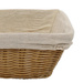 Coș de pâine cu căptușeală textilă, 24 x 24 cm, Kesper