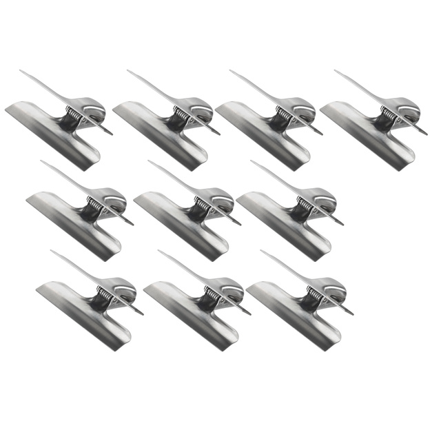 Set cleme de bucatarie din inox, 10 buc.