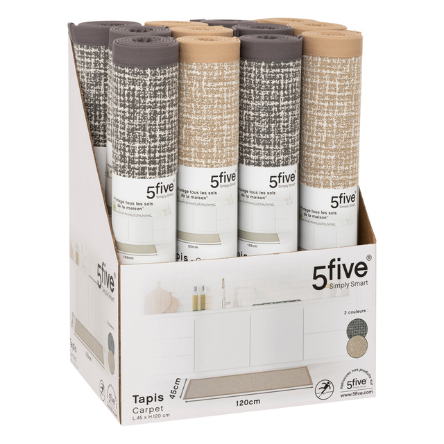 Covor împletit lung pentru hol, 120 × 45 cm