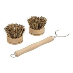 Perie de vase ECO, lemn + vârf înlocuibil