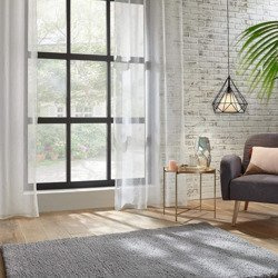 Perdea sufragerie, imprimeu cu buline, 140 x 240 cm