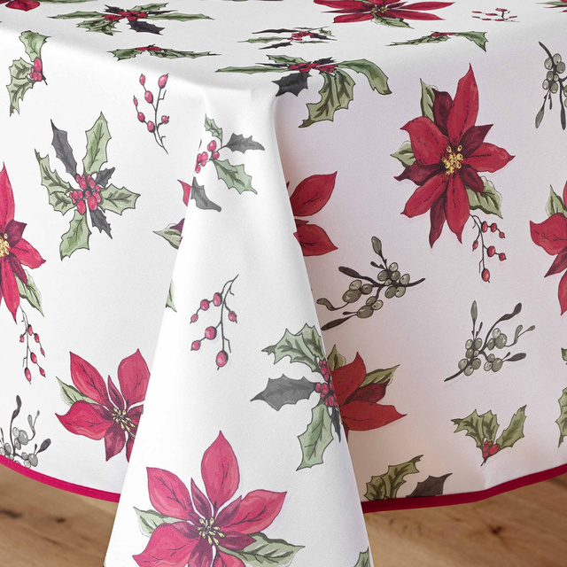 Fata de masa de Craciun AMARYLLIS cu imprimeu Steaua Betleemului