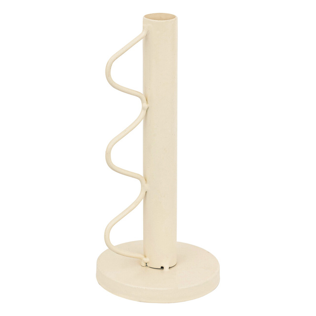 Suport pentru lumânare din metal BLY H20 -alb