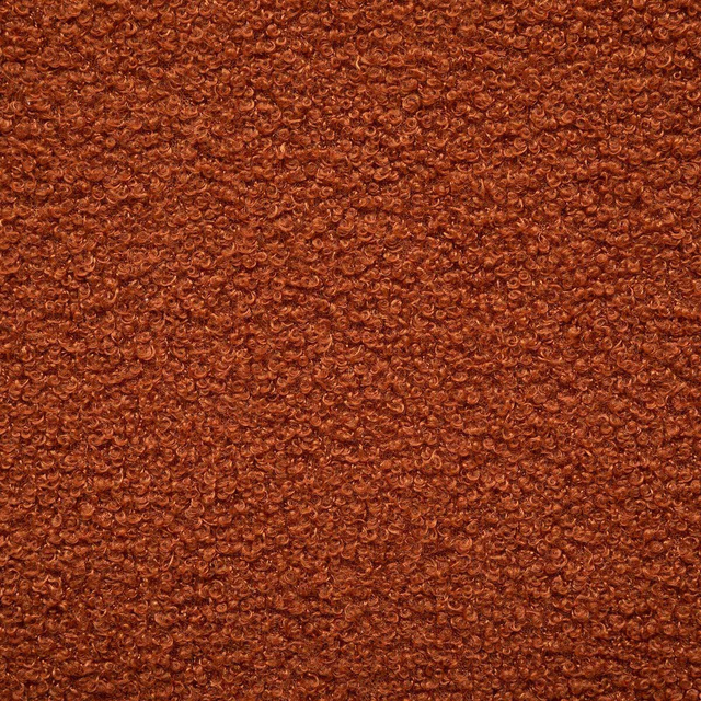 Pufă cub bouclé HEXA, cu spațiu de depozitare, 46 x 40 x 38 cm.