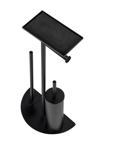 Suport perie de toaleta cu suport pentru hartie si polita 4in1 COSENZA