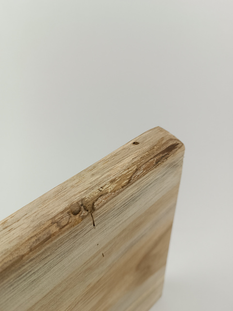 Tavă decorativă, tec, 42x26x3 cm, tocator, 2 în 1