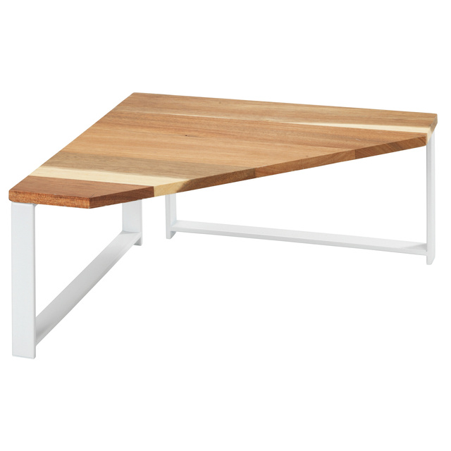 Raft bucatarie coltar pentru blat LOUISA, lemn de salcam