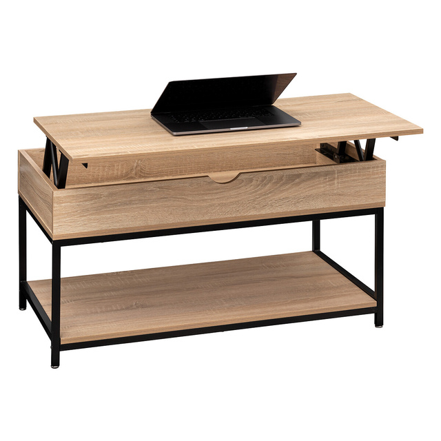 Masa de cafea cu blat rabatabil ALIAJ, 95 x 50 x 51 cm