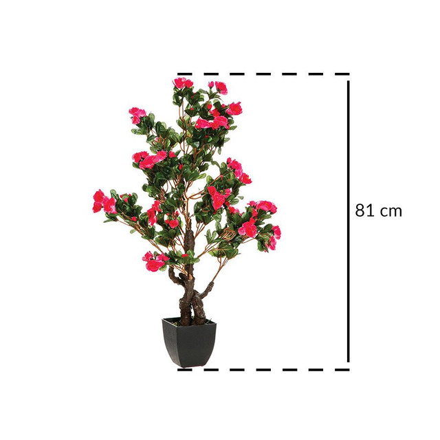 Flori artificiale pentru balcon, azalee, 81 cm